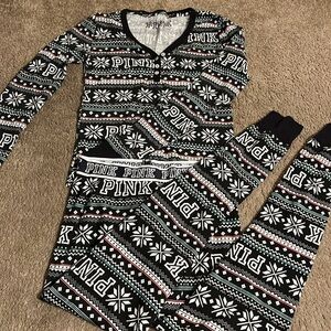 VS PINK pajama set thermal